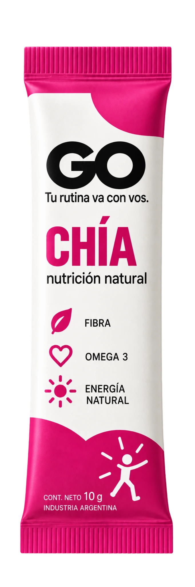 Stickpack GO Chía, rosa